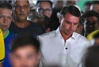 Flavio Bolsonaro, excandidato a la presidencia de Brasil.