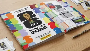 La versión tapa dura del álbum de figuritas del Mundial 2026. La versión tapa dura del álbum de figuritas del Mundial 2026.