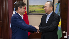 Axel Kicillof destacó la importancia de fortalecer los vínculos con China.
