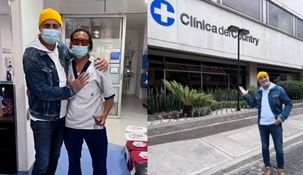 Jorge Rial volvió a Colombia y se reencontró con los médicos que le salvaron la vida