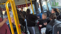 Discriminación a bordo en Lanús. Discriminación a bordo en Lanús.