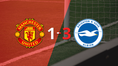 brighton and hove gana 3 a 1 en su visita a manchester united