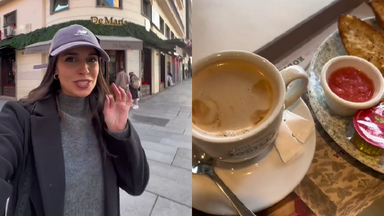 La joven reveló los trucos para ahorrar en alojamiento y comida.
