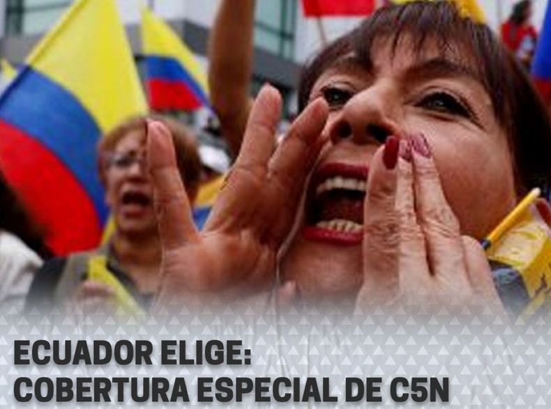 Ecuador elige presidente y C5N tendrá una cobertura especial desde Quito con Paula Marussich.