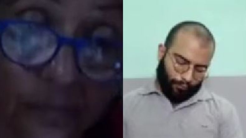 César Sena y Marcela Acuña escucharon su condena desde la carcel.&nbsp;